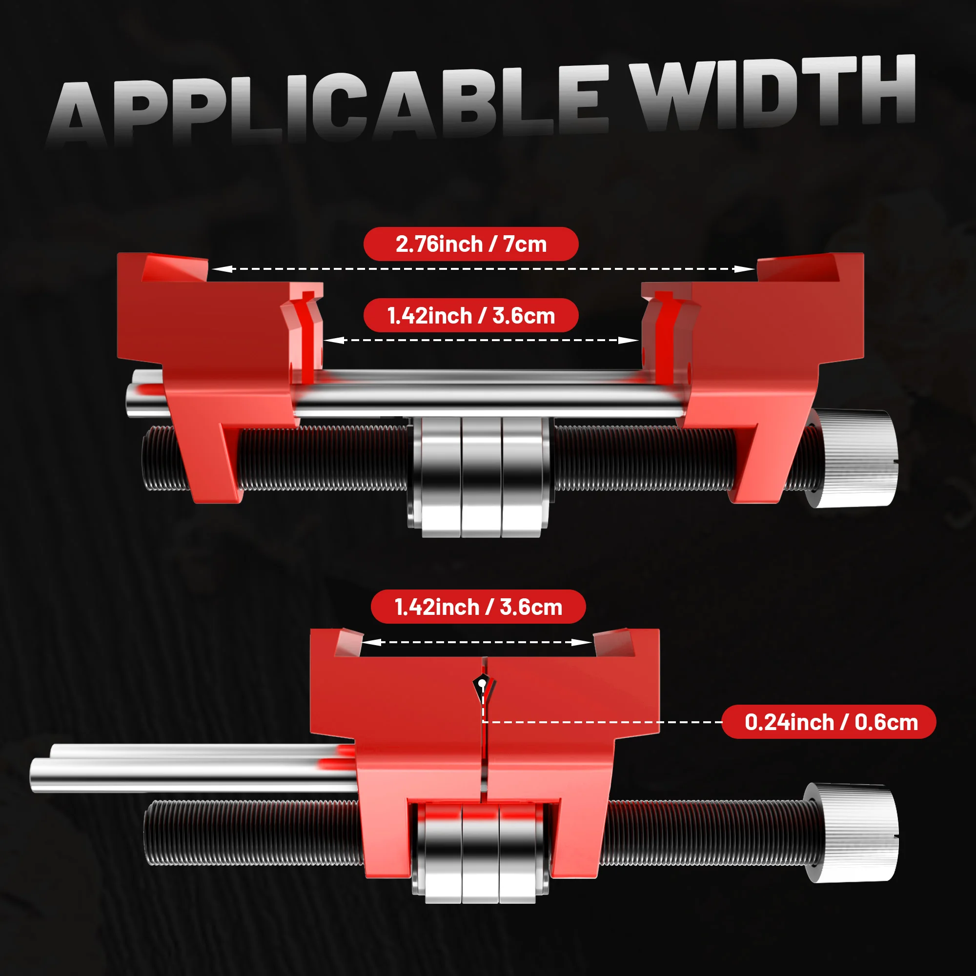 EZARC Honing Guide Tool for Woodworking, Sharpening Holder Fits Chisels 1/8” to 1-7/8”, Fits Planer Blades 1-3/8” to 3-1/8”