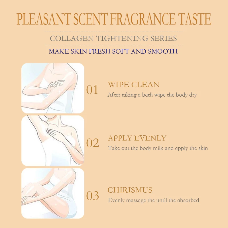 الكولاجين الحليب تبييض الوجه كريم للجسم كريم تبييض البشرة تبييض ترطيب مرطب للجسم كريم تفتيح البشرة العناية بالجسم #5
