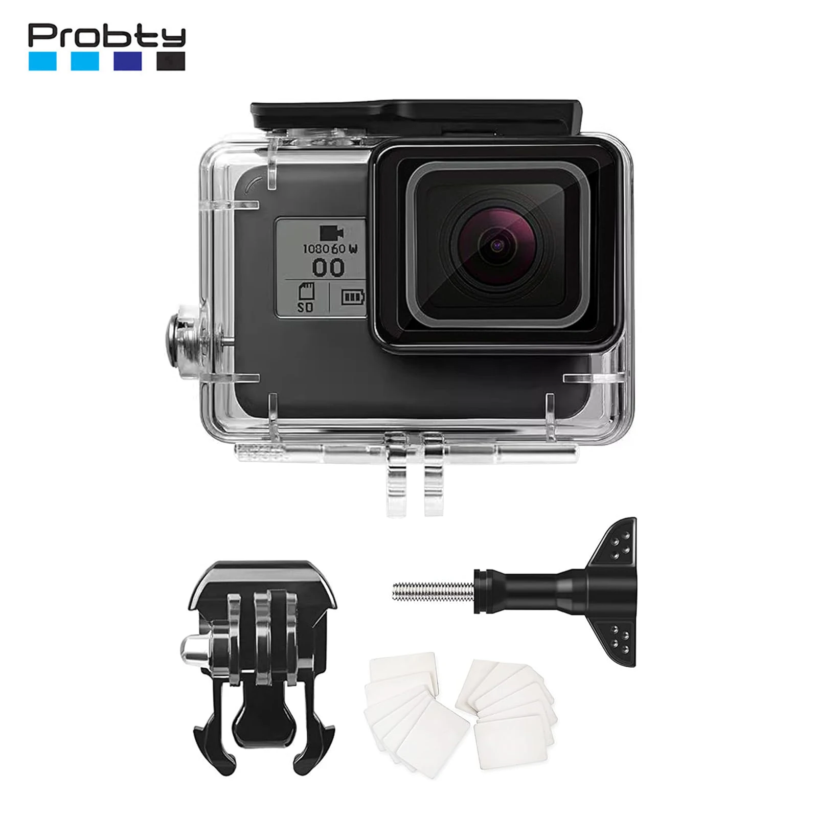 Carcasa impermeable de 45M/148 pies para GoPro Hero 2018/7/6/5 negra, carcasa protectora para buceo subacuático para Go Pro Hero7 Hero6 Hero5