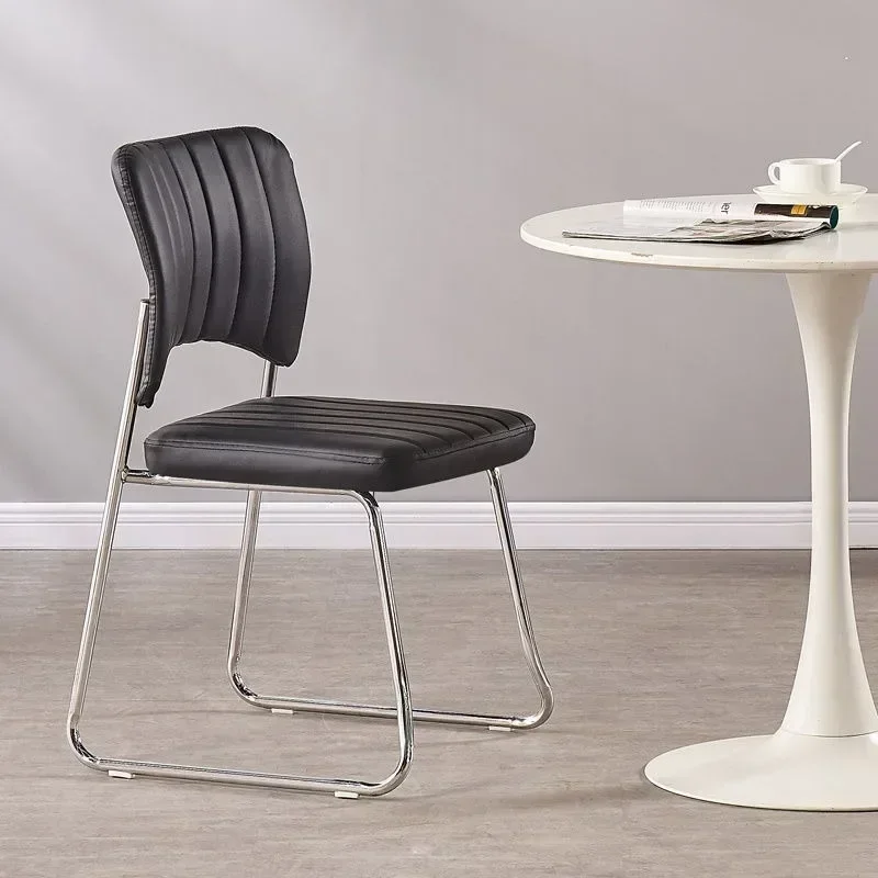 Office Computer Meeting Chair Conference Executive Student Mahjong Meeting Chair Armless Backrest Sedia Da Scrivania Furniture