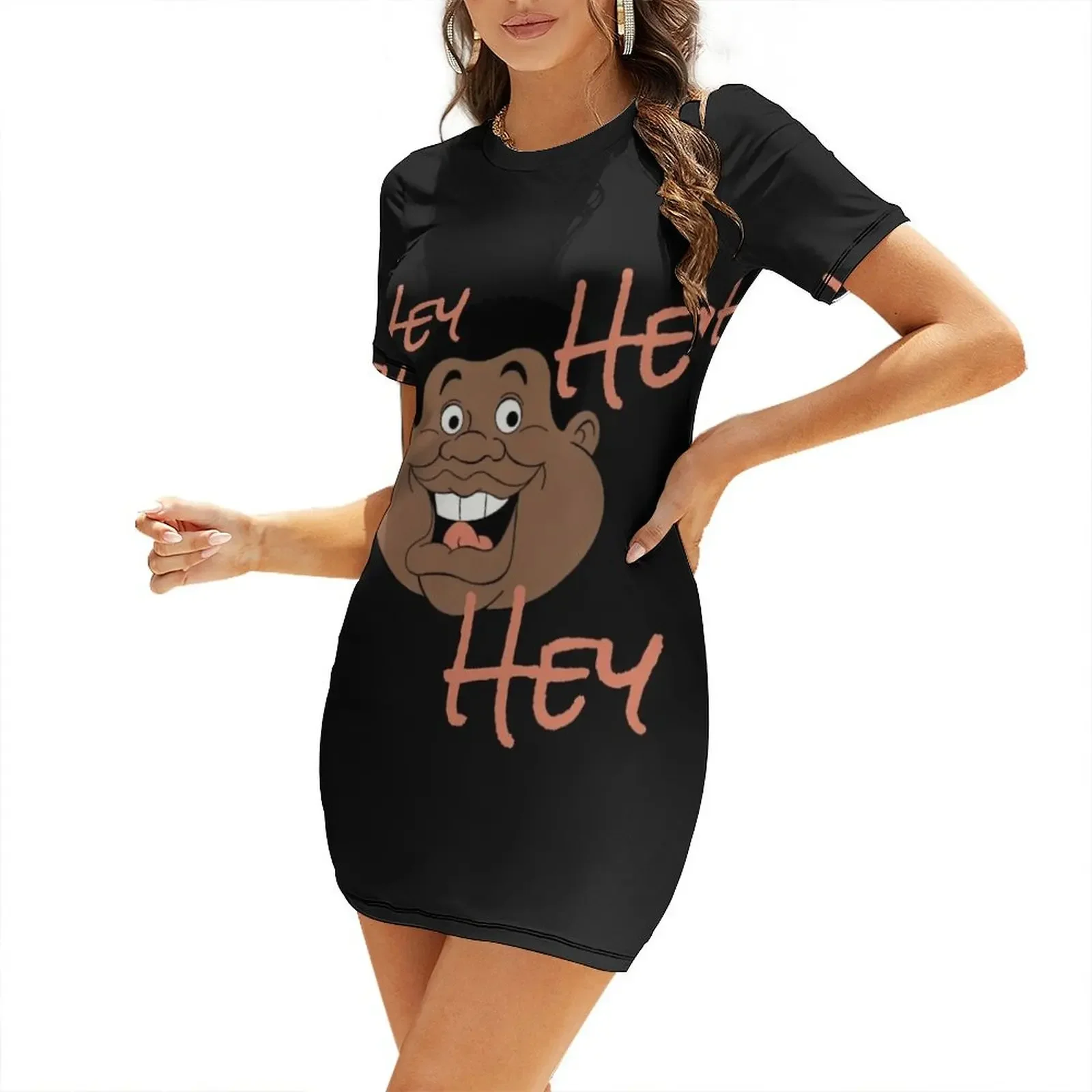 

Fat Albert Short-Sleeved Dress dress summer women's luxury party dress fairy