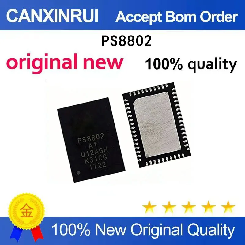 

(5 шт.) Совершенно новый чип PS8802 A1 A2 A3 PS8802QFN52GTR-A1 A2 A3 QFN, микросхема IC.