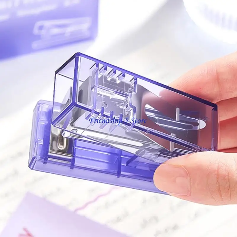 

T8WC Mini Stapler with 1000Pcs Staple 10 Sheets Capacity Portable Stapling Machine