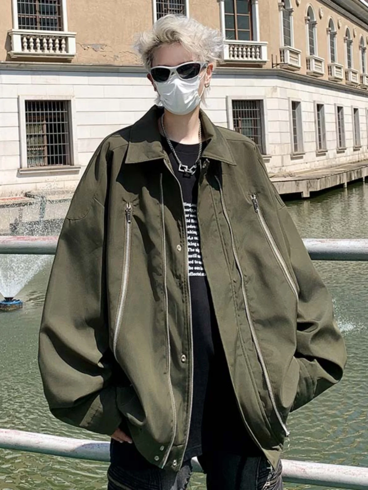 

Mens Jacket Man Grey Coats Costume Historical Traditional Cultural Ceremonial Festival Celebration Entertainment Event Neutral