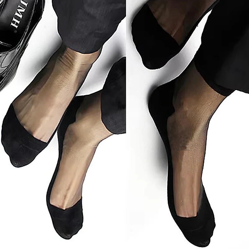 شفافة رقيقة جدا مثير الرجال اللباس الرسمي الدعاوى الجوارب للرجال شير الجوارب مثلي الجنس الوثن جمع الأسود