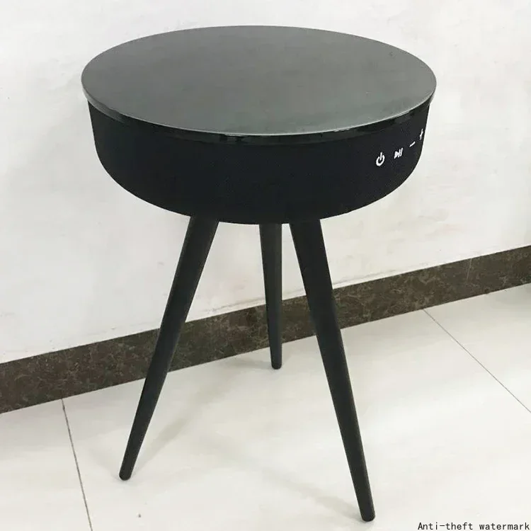 2026 - 6600mAh portable power bank for outdoor and indoor use, desktop USB charger, furniture stand, wireless speaker.