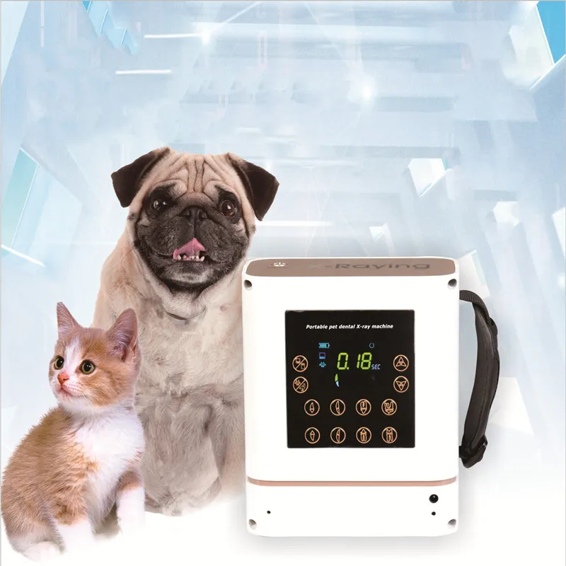 Veterinary X-ray Machine Portable Den tal X ray Equipment 60KV 30Khz 0.4mm Focus for Pet