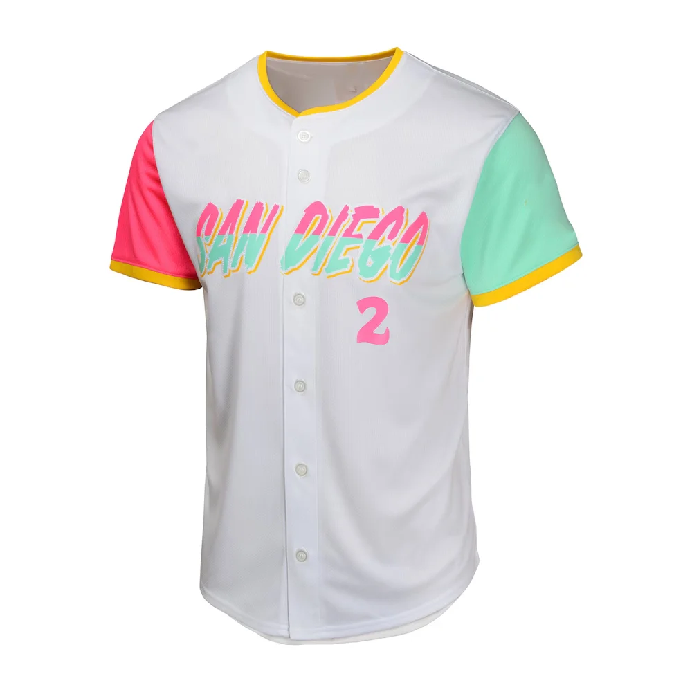 24/25 Summer Adult San Diego Baseball American Baseball Training Jerseys Sports Jersey 13 Number Machado Cool T-shirt Quick-Dry