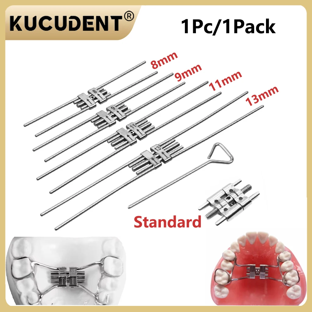 1Pc Dental Orthodontic Expansion Screw Frame Type Rapid Palatal Expander Stainless Steel Standard 8/ 9/ 11/13mm Dentistry Tools