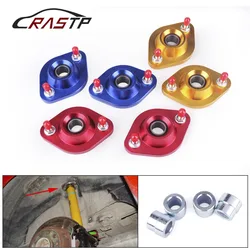 RASTP-2Pcs/Set Aluminum Racing Car Shock Top Mount Set for BMW E30 E36 E46 Z3 Pillow Ball Rear Upper Camber Plates RS-SAP001