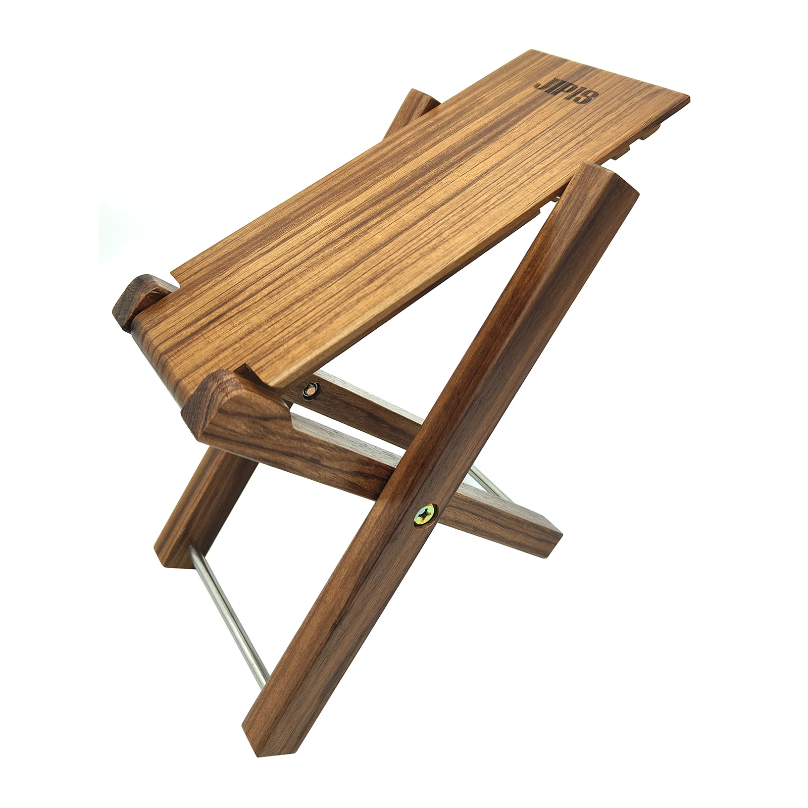 Solid Wood Guitar Footrest Pedal Foot Stool with 4-Position Adjustable Height, Portable Foldable Support Footboard Guitar Parts