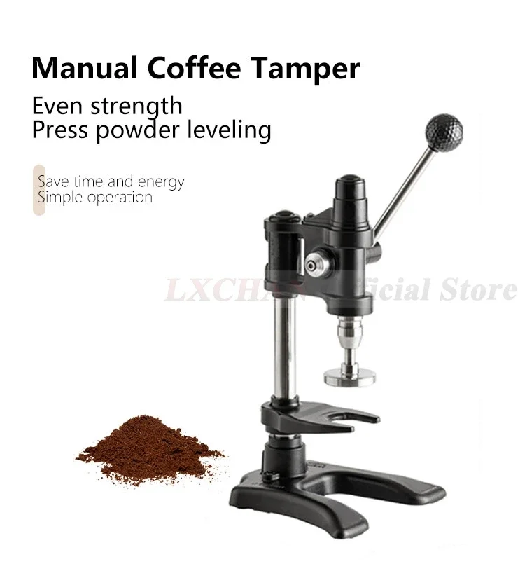 

HomeWise 58mm Coffee Tamper Powder Hammer Quantitative Powder Press Powder Distributor Manual Tamper