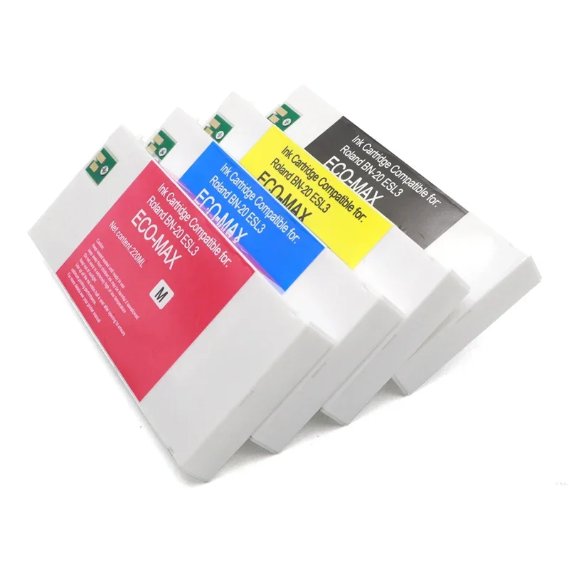 220ML ECO-SOL MAX2 MAX3 MAX Eco-solvent ink Cartridge Compatible for Roland BN-20 RS-640 xc540 VS-640 540 VS420 VS300 Printer