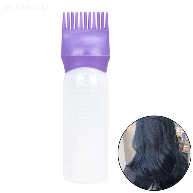 120ML Hair Dye Applicator Brush Bottles Dyeing Shampoo Bottle Oil Comb Hair Dye Bottle Applicator Hair Coloring Styling Tool