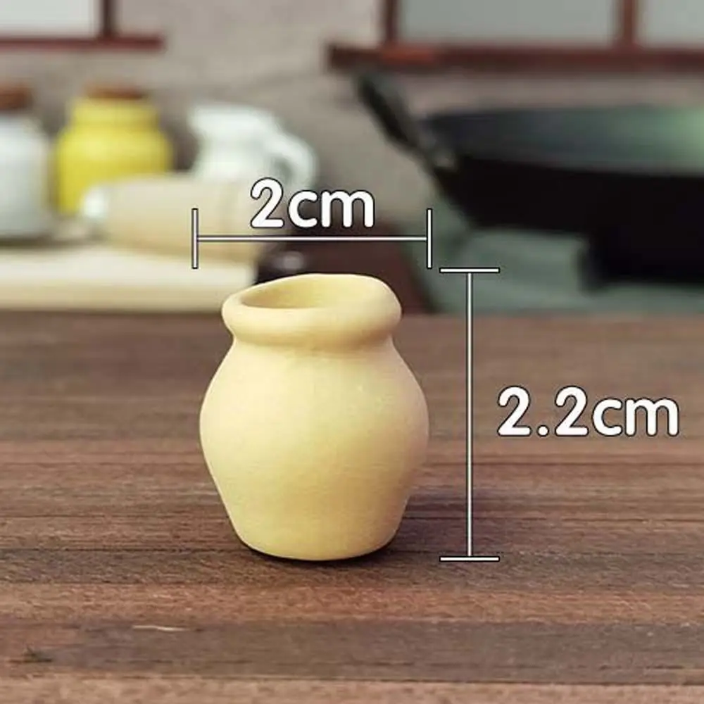 Vase Desktop Decor Model Crafts Doll House Decoration Dollhouse Simulation Flower Vase Dollhouse Accessories