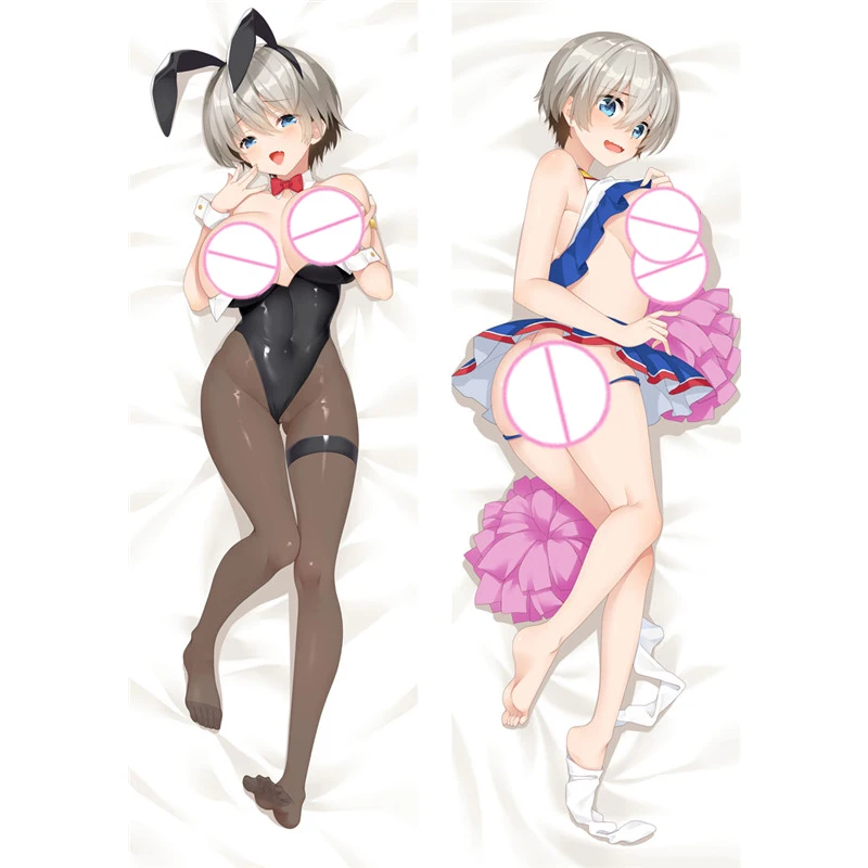 

Dakimakura Anime Pillow Cover Hana Uzaki Double Sided Print 2Way Cushion Bedding Festival Gifts Gifts