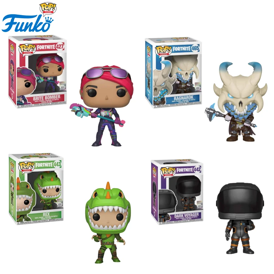 

Funko Pop видеоигры Brite Bomber REX Ragnarok Dark Voyager Raptor периферийные фигурки игрушки для мальчиков подарок коллекционные украшения