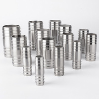 6mm 8mm 10mm 12mm 13mm 14mm 15mm 16mm 17mm 18mm 19mm 20mm Hose Barb Straight Two Way 304 Stainless Steel Pipe Fitting Connector