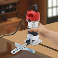 800W Electric Compact Router Milling Trimmer Woodworking Trimmer for Wood Grooving, Edge Trimming, DIY, Crafts Processing