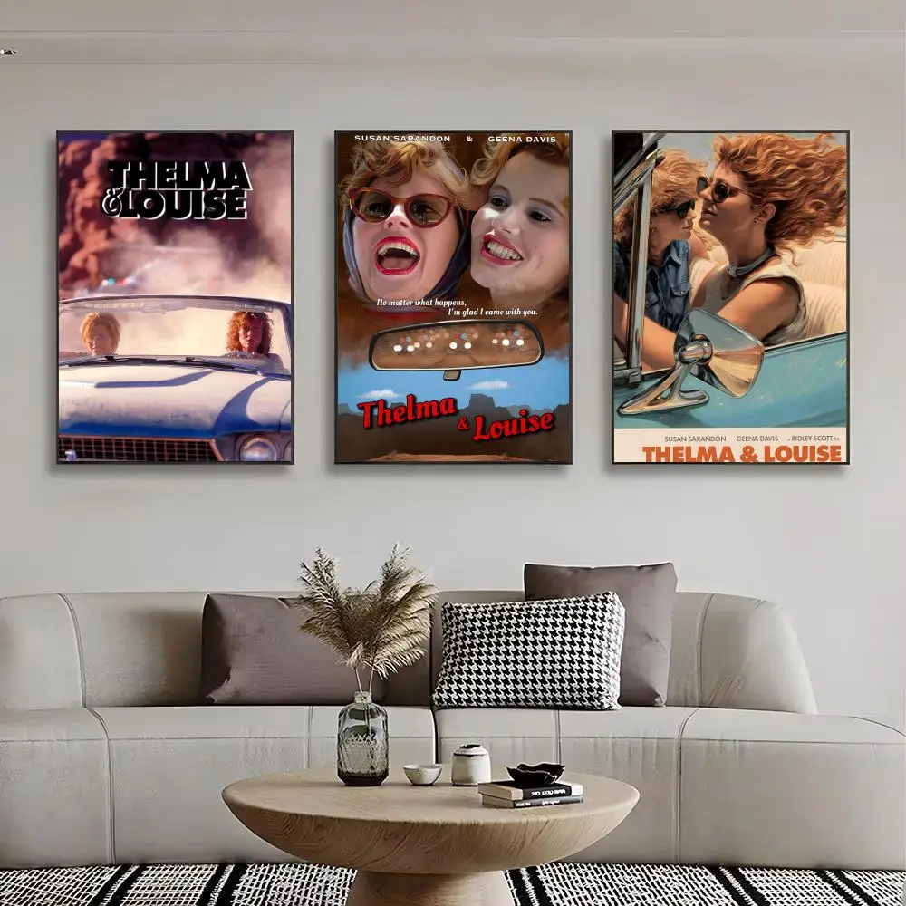 ANIME T-Thelma  Louise Poster Wall art print art suitable for living room bedroom bar parlor home decor gift