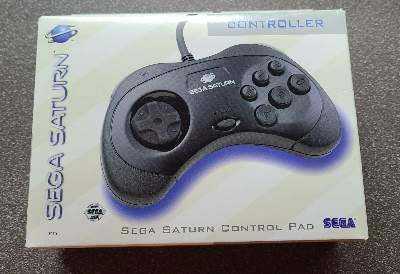 

Original Saturn Gamepad Official Genesis Controller 6-Button Arcade Pad for Original Part