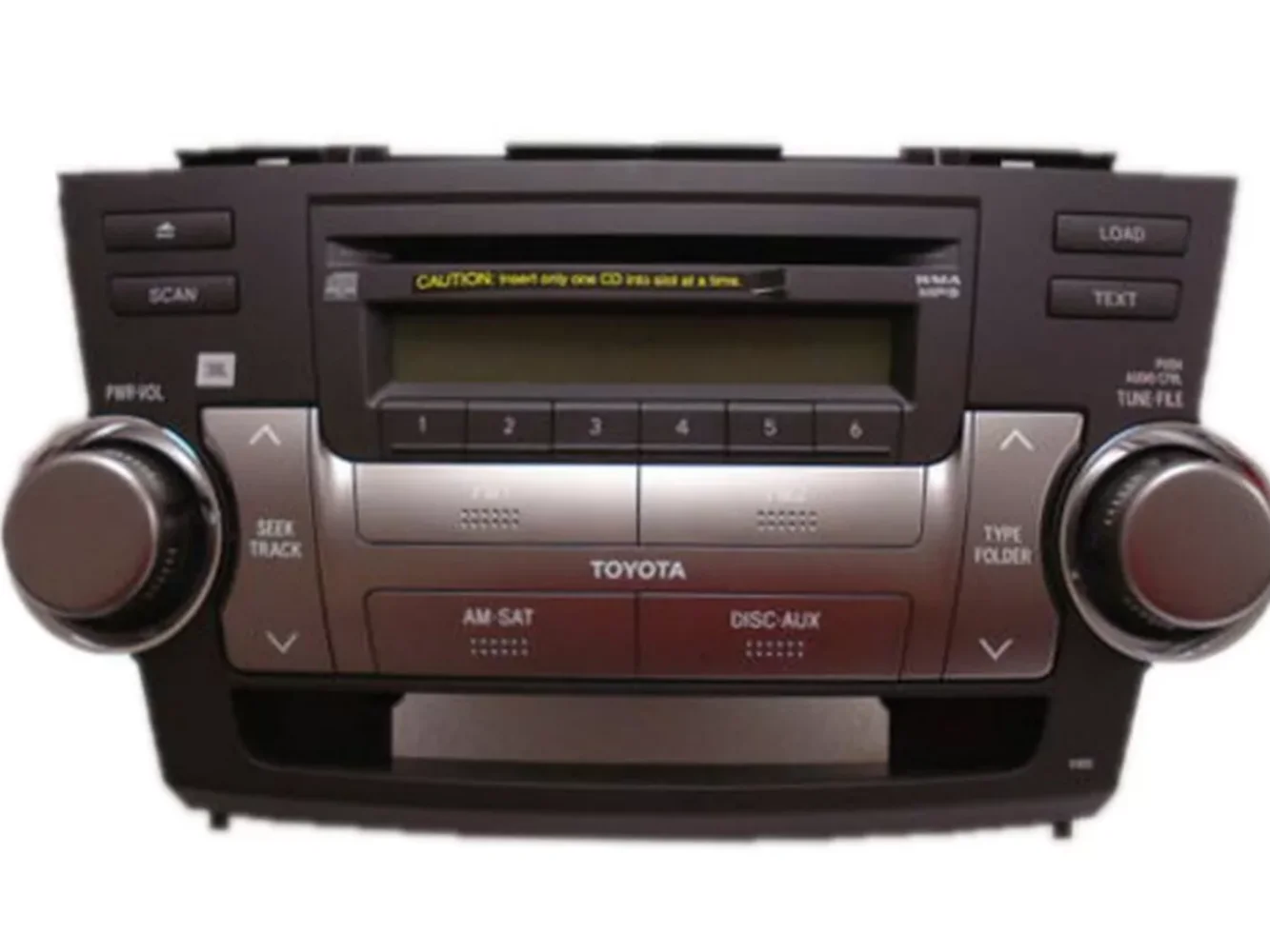 AM FM Satellite FOR TOYOTA Highlander JBL  Radio 6 Disc Changer MP3 CD Player OEM