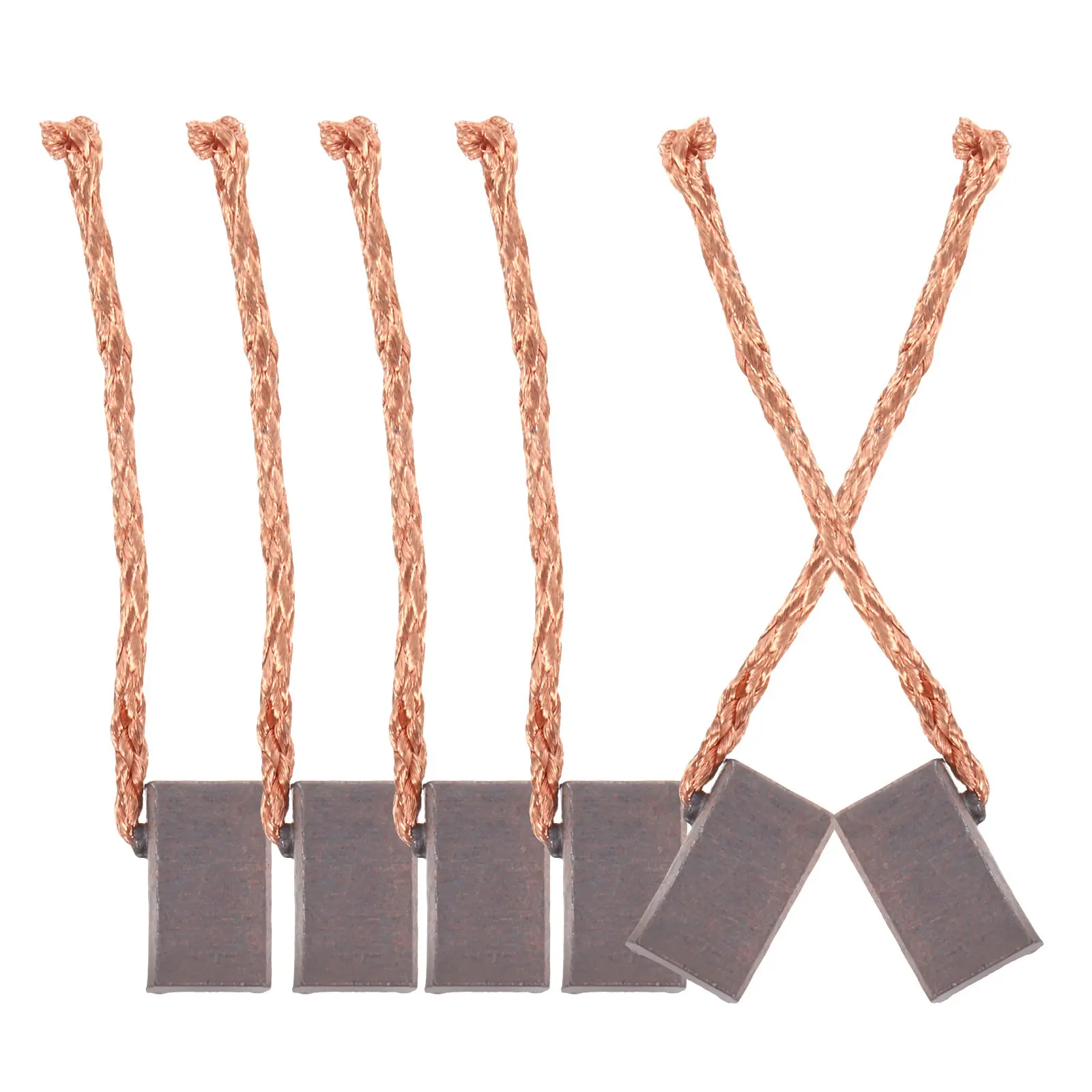 

6Pcs Auto Motor Brushes for Window Lifter Motors and Wiper Motors Exact Fit High Copper Content Carbon Brush Set