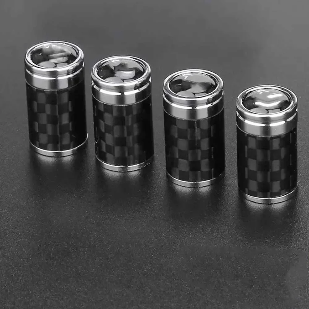 4pcs/set Carbon Wheel Stem For BRABUS Tire Valve Cap BRABUS Hub Air Tap Cover Valve Cap For Mercedes Benz Brabus Car Styling