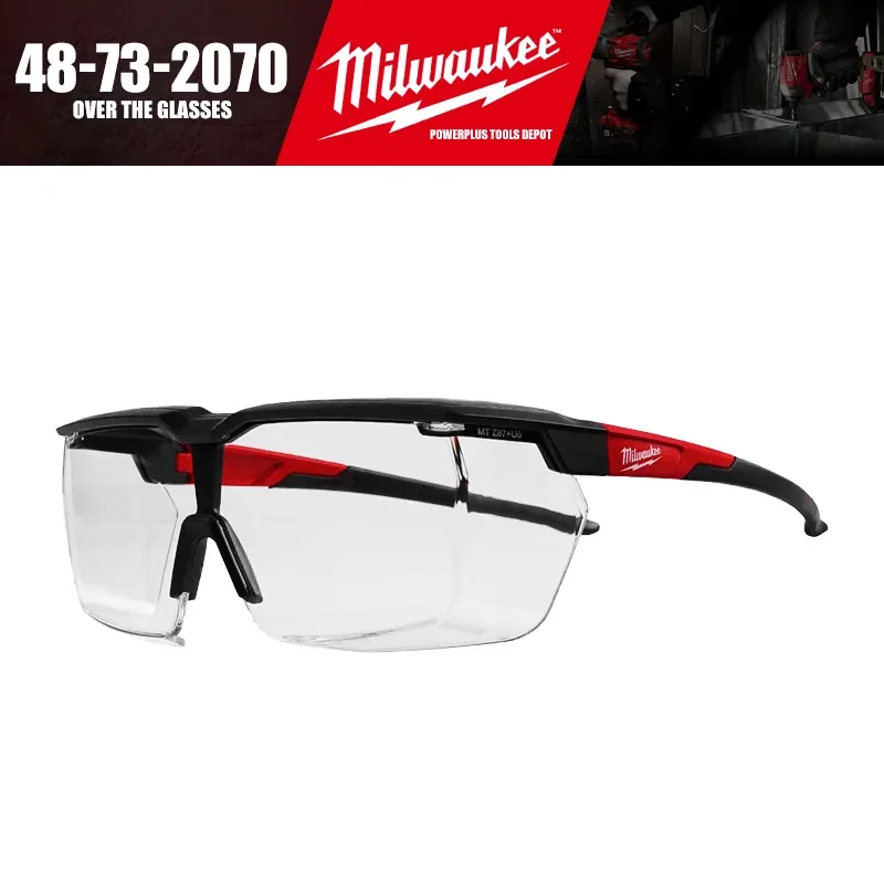 Milwaukee OTG goggles anti fog, dust-proof, impact protection glasses 48-73-2070