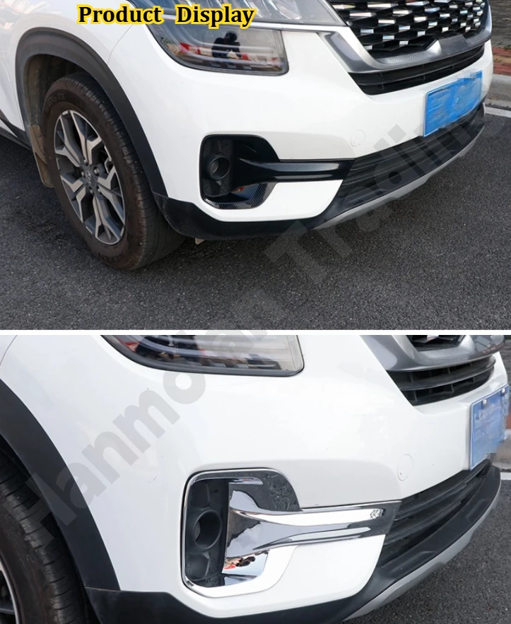 

for KIA kx3/Seltos 2020 Front fog lamp frame/rear fog lamp light strip/special accessories for exterior decoration modification