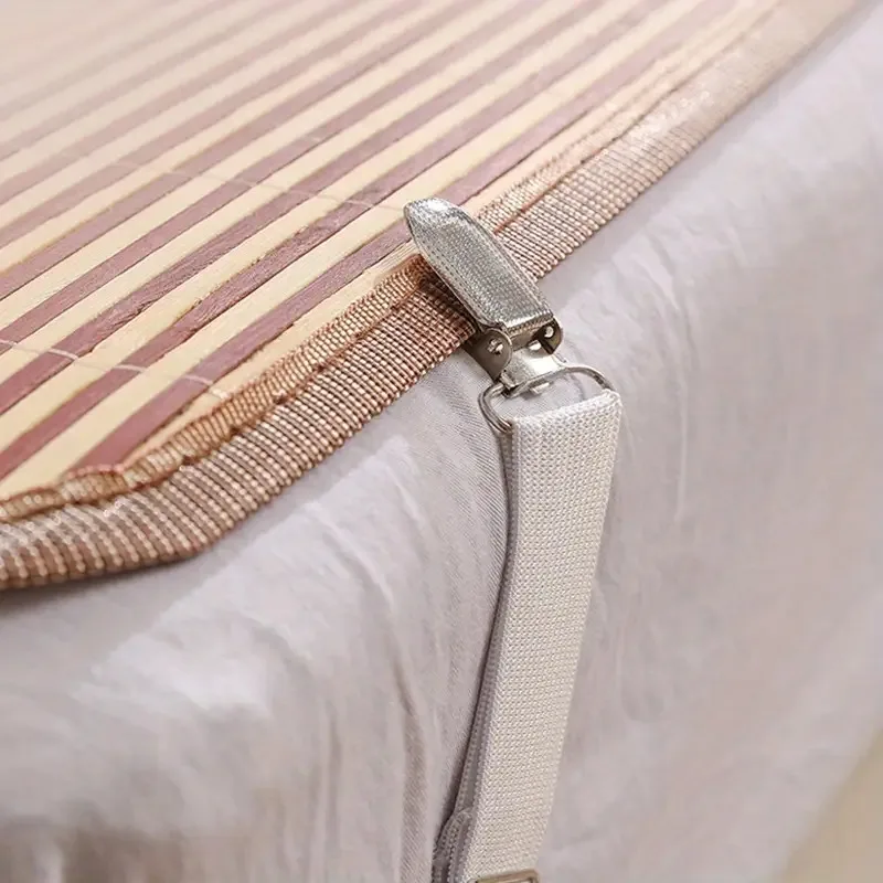 12/8/4Pcs Bed Sheet Straps Adjustable Elastic Length Bed Sheet Holders Mattress Clip Fasteners Cover Blankets Grippers Fixing