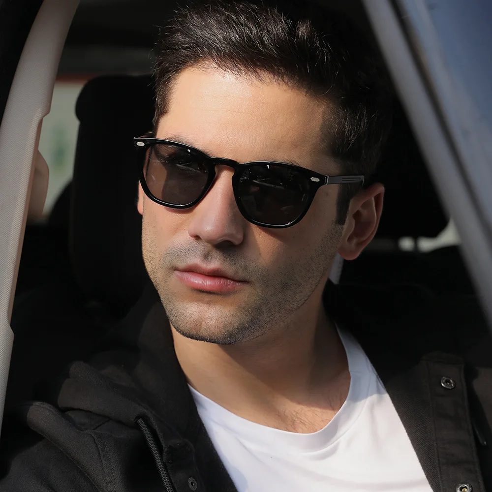 VCKA Aluminum Magnesium Men Myopia Sunglasses Polarized Women Prescription Driving Glasses Optics Custom Eyewear -0.5 to -6.0