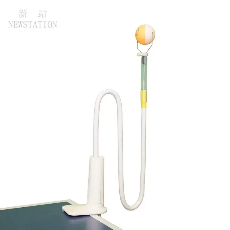 Table Tennis Trainer with 75cm Rod Large Clip Solo Practice Device Elastic Base Ping Pong Ball Returner for Home Office