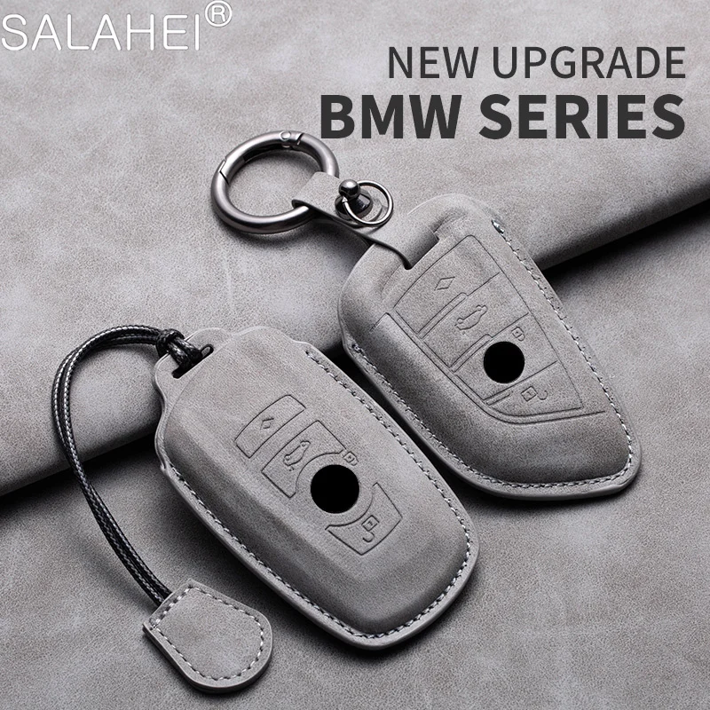 

New Sheepskin Car Key Case Cover Shell For BMW F30 F31 F32 F34 F20 F21 F07 F10 1 3 5 7 Series X1 X3 G01 X4 G02 X5 F15 F16 M3 M4