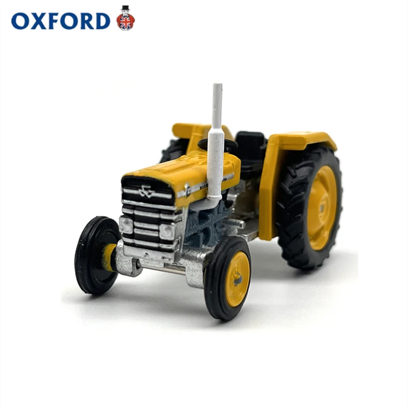 Diecast OXFORD 1:76 escala Macy Ferguson Tractor ingeniería coche en miniatura de aleación juguete coleccionable regalo recuerdo adorno de exhibición