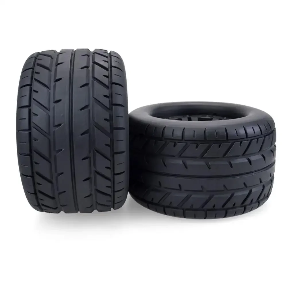 

115mm Rubber Tire Wheel Tyre Rim Hub 12mm Hex for 1/10 Monster Car RC Off-road Buggy Model Truck Redcat HPI Traxxas Savage Xs