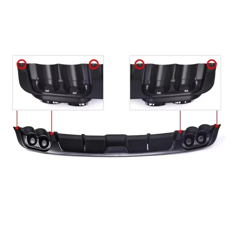 ل 2016-2025 سوزوكي بريزا/Urban كروزر الناشر الخلفي الوفير الشفاه الفاصل المفسد العادم العادم طقم الجسم الملحقات #4