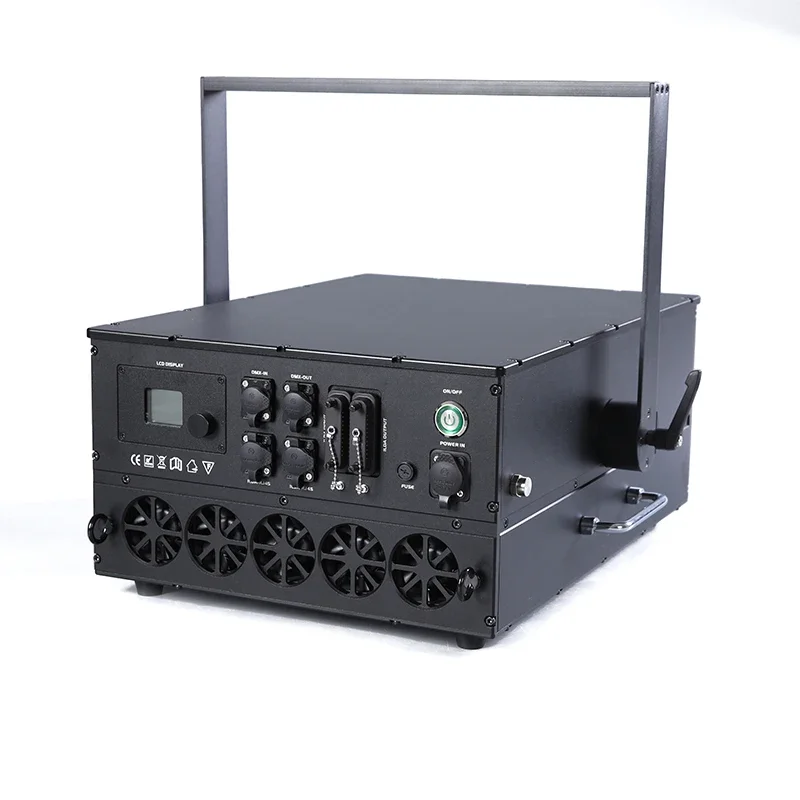 50W IP65 Waterproof 3d Rgb Full Color Animated Pattern Laser High Power Projector Outdoor Architectural Landmark