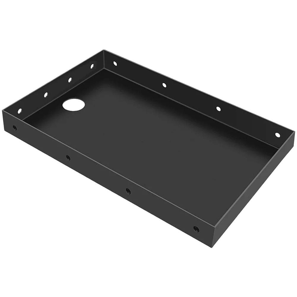 Stainless Steel Wall Mount Printer Tray for POS KDS Equipment Compatible with Standard Receipt Printers and Label Printers