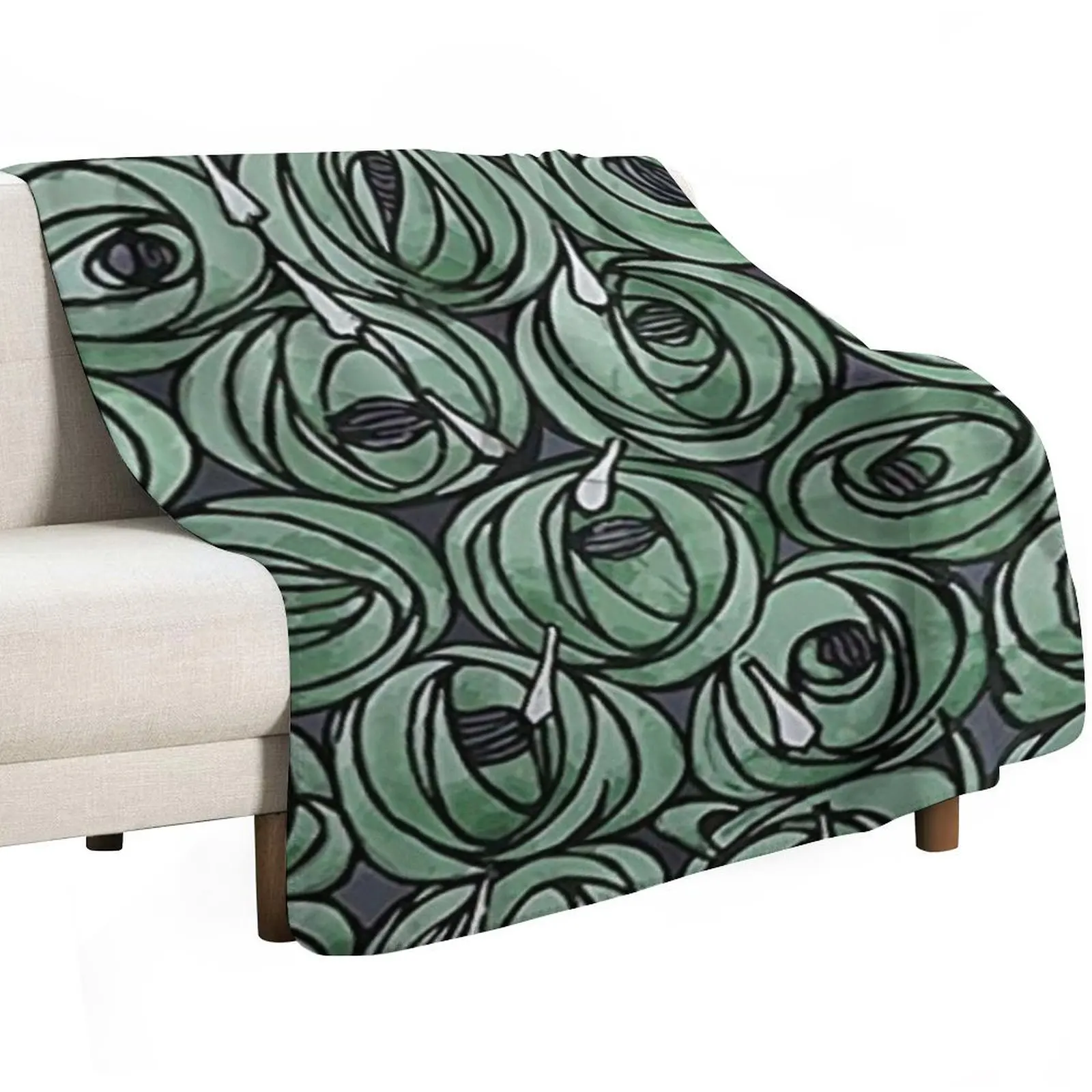 Charles Rennie Mackintosh design Throw Blanket For Sofa Thin Plush For Baby for sofa Winter beds Warm Blankets