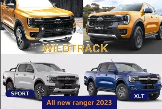 ABS الباب الخلفي مقبض غطاء الكسوة لفورد رينجر Wildtrak 2023 2024 2025 Sport XLT XLS المقصورة المزدوجة اكسسوارات السيارات