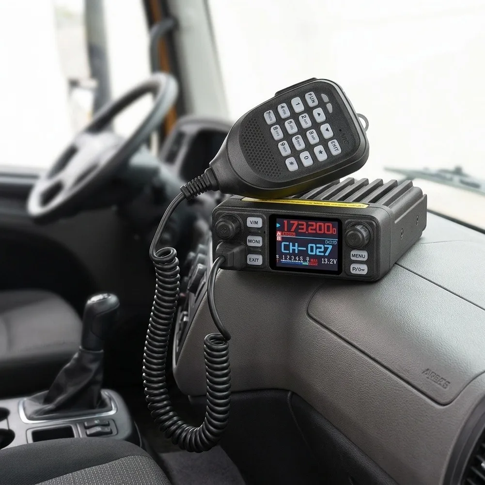 IC-980Pro Two-Way Radio Transceiver for Vehicle Mounting with VHF/UHF Dual Band Support and 1750Hz Burst Function