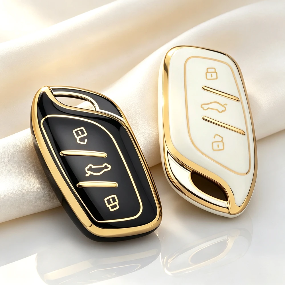 TPU Car Key Case for MG5 2021 Model New Crown 5 Key Cover Shell Second Generation for MG 4 2023 Mg4 Ev MG HS GT ZS EV ZX MG6