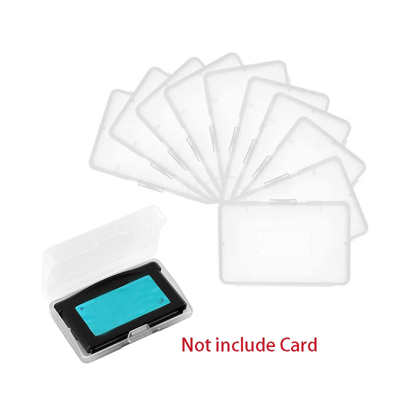 

for GBA Game Card Box for Nintendo Game Boy Advance Game Memory Card Storage Case Protective Full Coveragae Transparent Shell