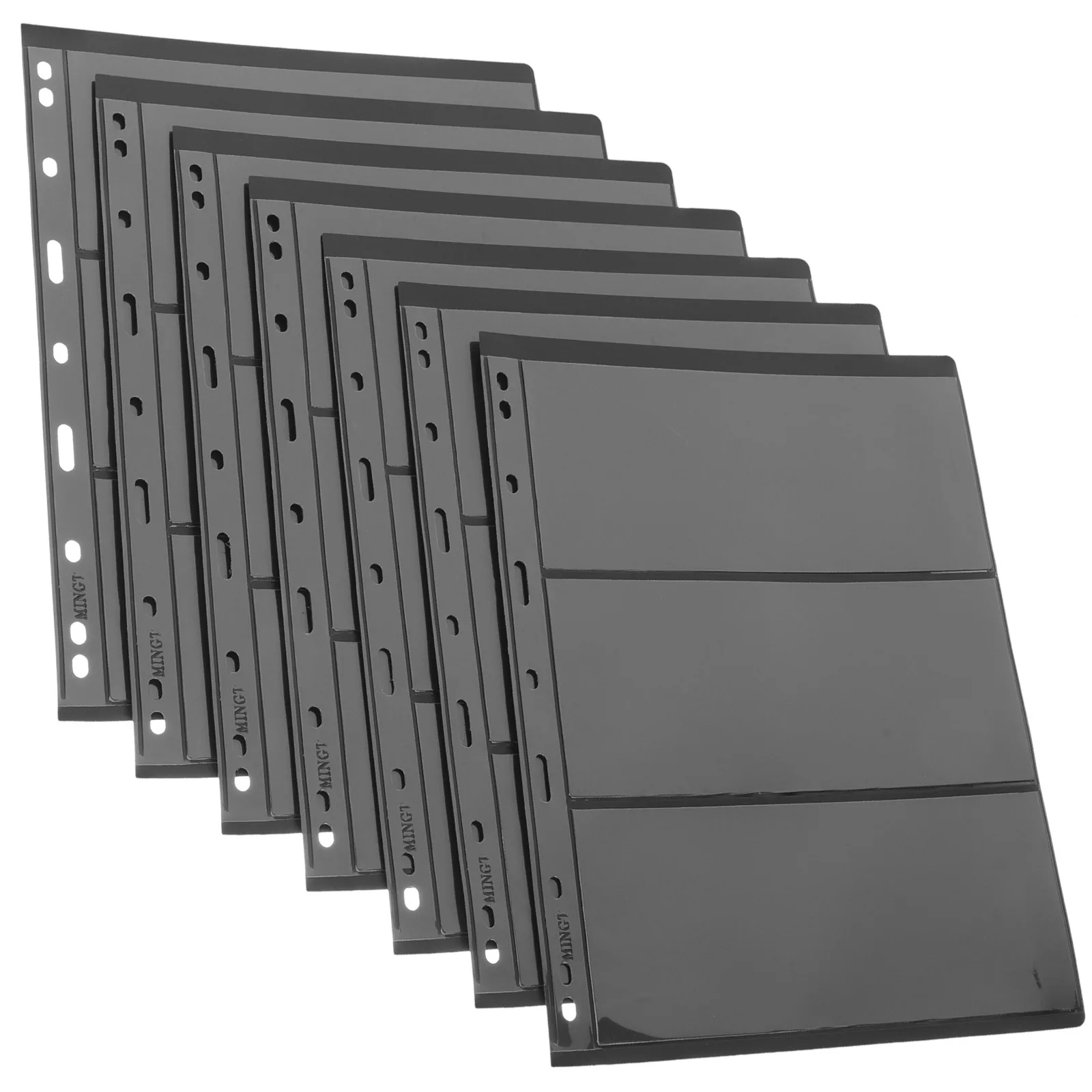 

Album Transparent Inner Pages Postcard Storage Holder Cards Organizer for Collectors
