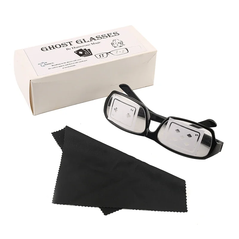 

Magic Ghost Glasses 2.0 version Magic Tricks Selected Card Appears On Glass Magia Close Up Illusions Prop Accessories Mentalism