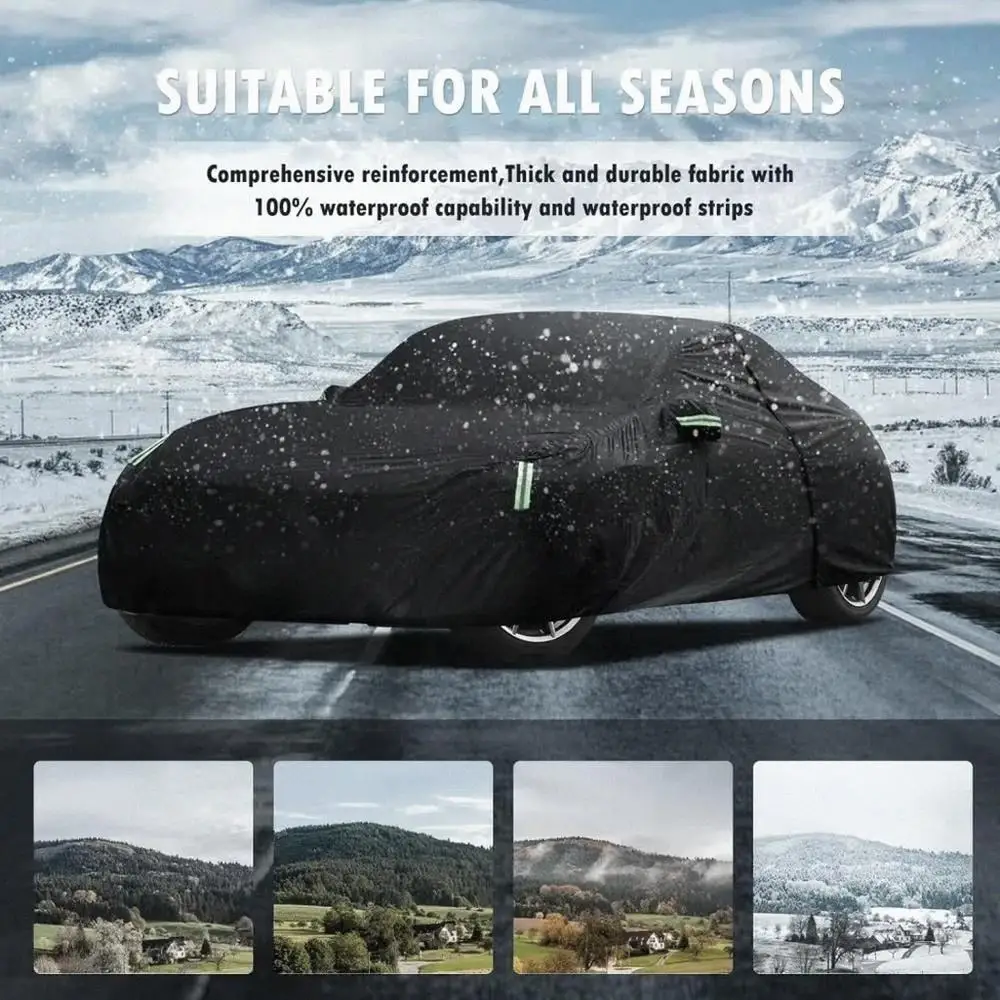 مناسبة مخصصة لتويوتا لاند كروزر 2008 2025 مقاومة للماء لجميع الأحوال الجوية حماية من الأشعة فوق البنفسجية للمركبات والشاحنات وأغطية السيارات