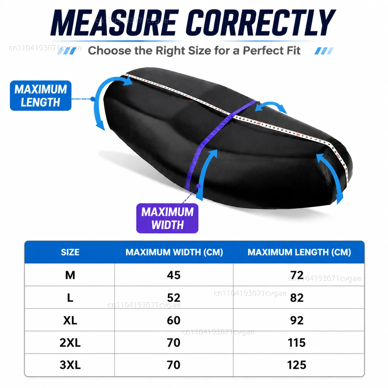 For Honda Forza 350 ADV 350 ADV350 Forza350 Motorcycle Rain Seat Cover Waterproof Saddle Cover Black 210D UV Protection