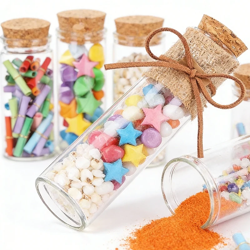 

10 шт. стеклянных бутылок с прямым горлышком объемом 10-100 мл с пробками, пробирки, флаконы для желаний, для декора свадеб и образцов DIY