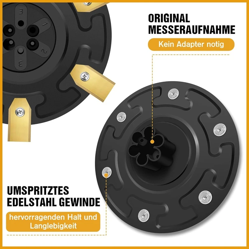 

Robotic Lawnmower Tuning - Turntable for Minimo & Aspire - Blade Plate with 6 Blades-A33R